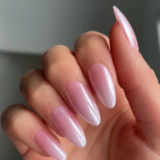 Nailuvia-CA012 Cat Eye "Blush Opal" Press-On Nails