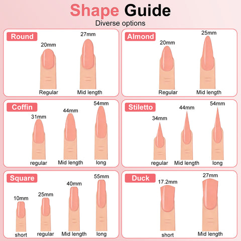 Nailuvia 10pcs Handmade Almond Press On Nails - Reusable Acrylic 3D Floral Brown Ombre Nail Set with Gold Beads