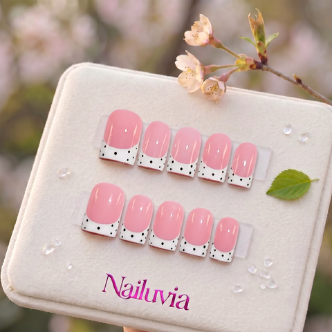 HK-C013 Handcrafted Medium Stiletto Acrylic Nails for Everyday,Daily Life,Party