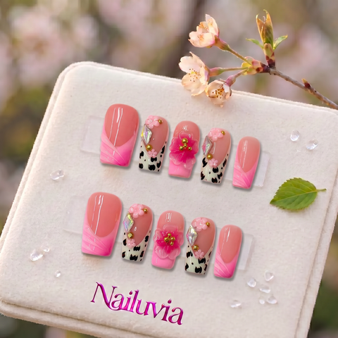 HK-D171 Handcrafted Medium Square Acrylic for Holiday,Travel,Daily Life
