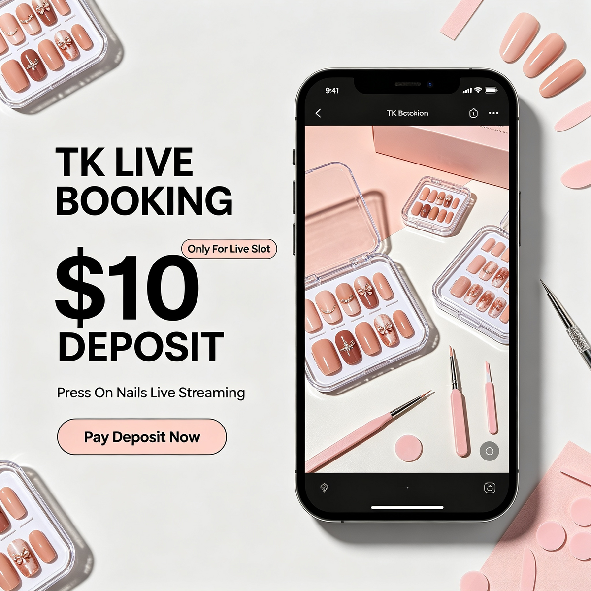 Exclusive link for the $10 live streaming room deposit